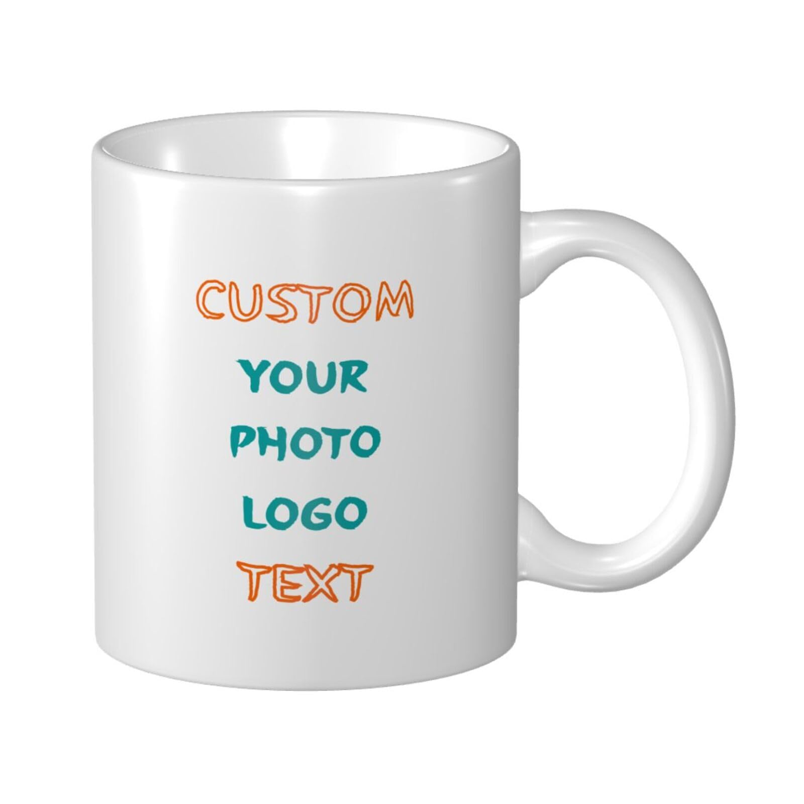 Mug Personalized White Coffee Mug Customized Ceramic Mug With Photo Design Your Own Halloween Mugs Funny Birthday Gifts For Men Women White