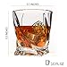 Whiskey Glass Set of 4 - Premium Crystal Clear Glasses - Tasting Tumblers for Drinking Large 10 oz - Elegant Whisky Gift Box Set Glassware for Scotch or Bourbon