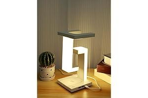 Magnetic Levitation Table Lamp: Levitating Desk Lamp with Wireless Charger