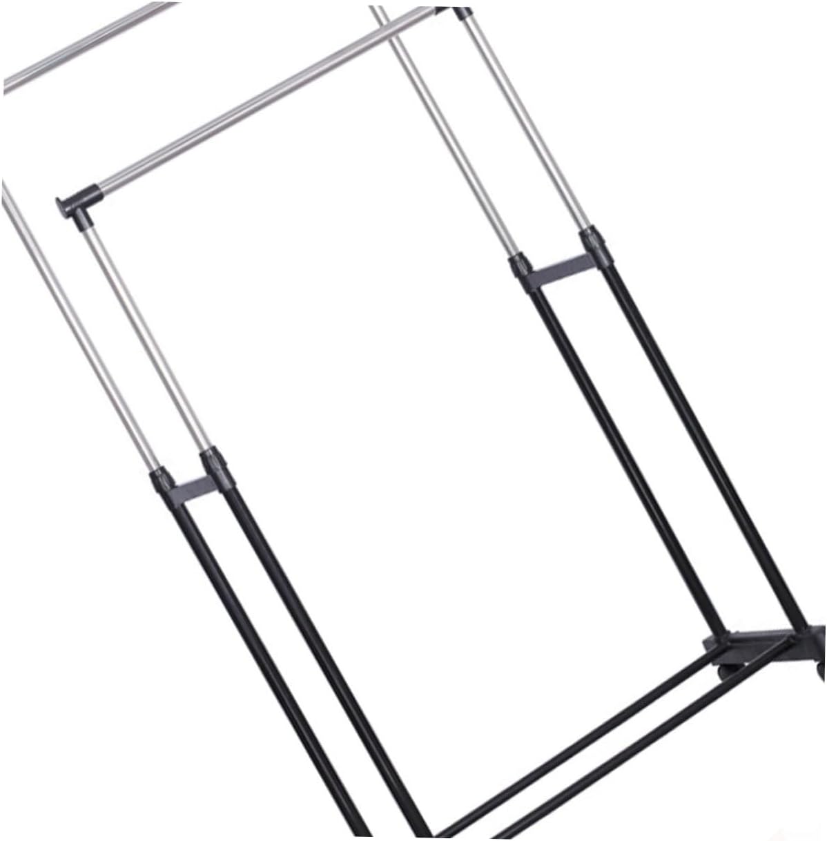 1Pc Foldable Laundry Drying Rack with Rollers Creative Standing Clothes Hanger for Indoor Outdoor Use for Clothes Towels Coats Space Saving Design