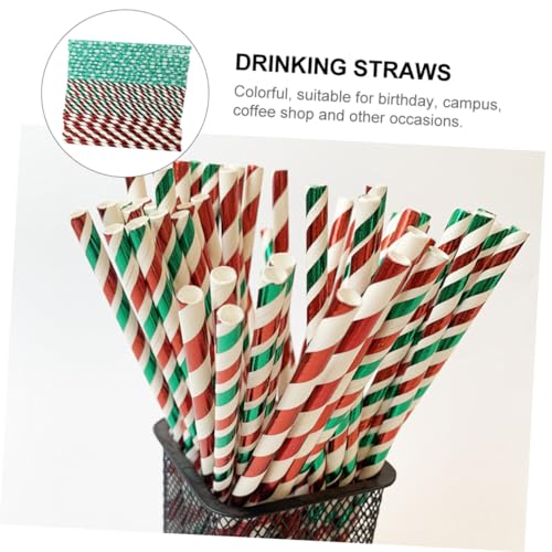 150 pitillos desechables navideños biodegradables miniatura 7