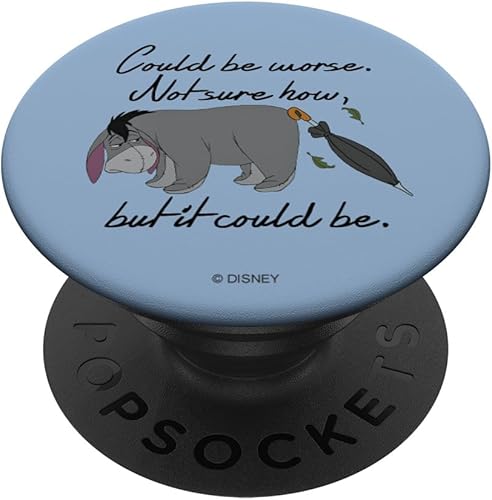Disney Umbrella Eeyore PopSocket PopSockets PopGrip agarre intercambiable para teléfonos y tabletas