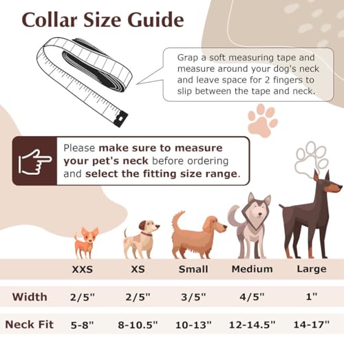 Collar de perro pequeño caqui cachorros gatos mascotas accesorios basicos 5