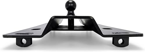 Miniatura 3 de Eaz-Lift 48554 Placa de bola de cuello de cisne para rieles de 5 rueda, 1 paquete