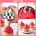 Food Coloring for Baking - Cherrysea 26 Vibrant Cake Coloring Liquid Set for Dessert Decorating, Food Grade Food Dye for Icing,Fondant,Cookies,Easter Egg,Making DIY Supplies Kit- 0.35 Fl. oz/Bottles