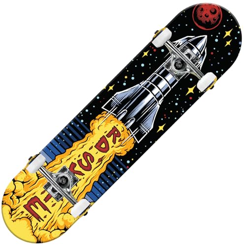 Image of Roller Derby Deluxe Series Skateboard for Beginners, Kids, Teens and Adults