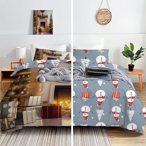 Idée cadeau déco de chambre pour l'hiver avec cette parure Noël - 6