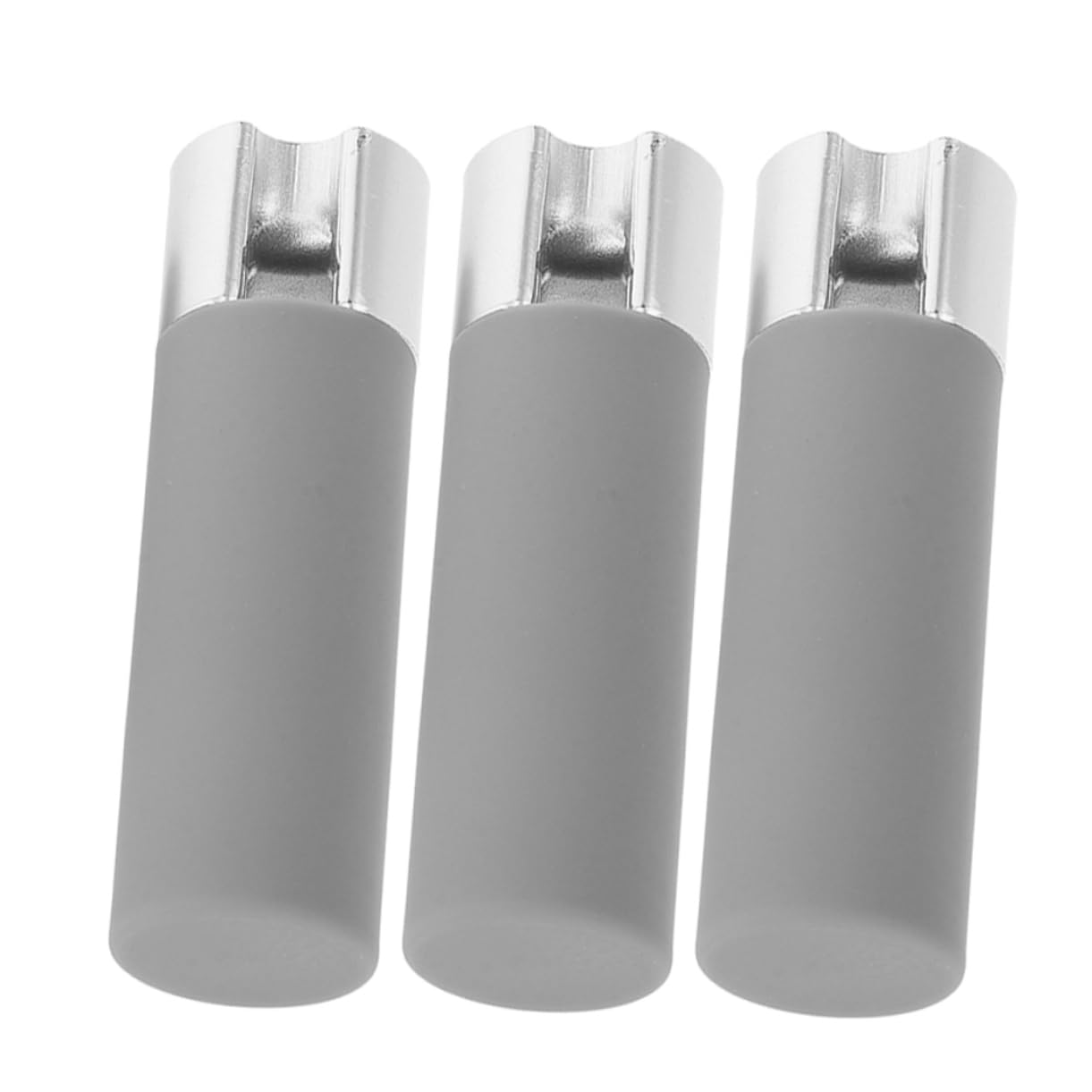 Levemolo 3pcs Frosted Handle Curtain Cord Weights for Blinds and Drapery Wind Design in Grey Versatile Indoor Table Cover Clamps and Lamp Accessories for Easy Installation