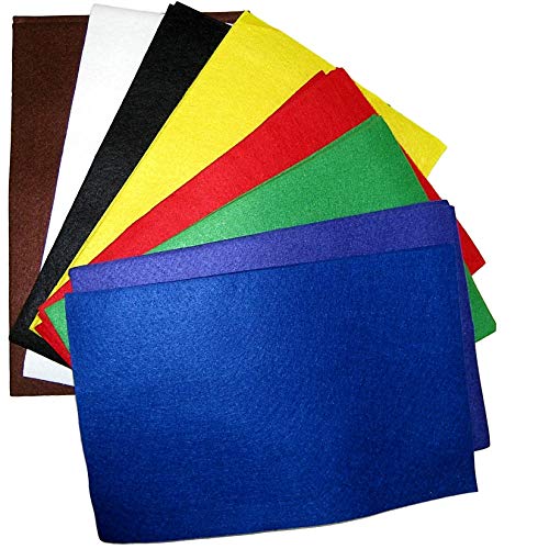 Creation Station Viltpapier, 30 x 19 cm, 30 vellen, verschillende kleuren