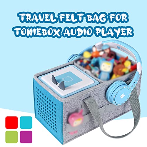 OUKNAK Carrying Case for Tonies Starter Set & Storage Bag for Toniebox 2 Figurine - Image 4