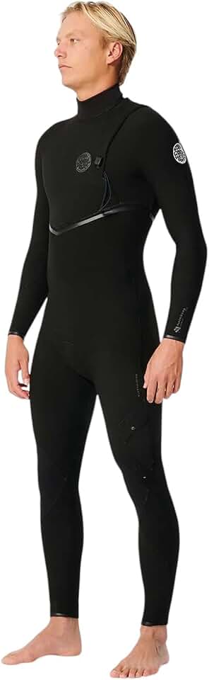 Long John Rip Curl Flashbomb 2/2mm E7 Zip Free Black Cor:Preto;Tamanho:P