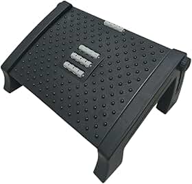 Apoio Para Os Pés Com Regulador De Altura Ergonômico Com Massageador Perfeito Para Escritórios E Ambientes De Trabalho
