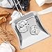 Zerodeko Small Stainless Steel Heavy Duty Dust Pan with Long Handle, Mini Metal Dust Shovel for Workshop and Tabletop Cleaning, Silver Dustpan with Wide Lip for Industrial and Home Use
