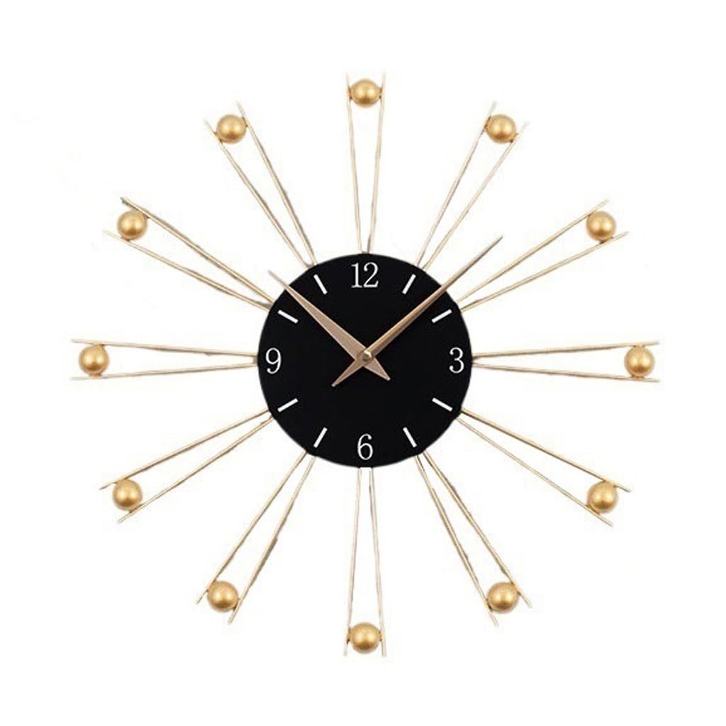 EINES Silent Decorative Wall Clock Simple Clock Wall Clock Living Room Decoration Creative Clock Wall Hanging Modern Atmosphere Wall Clock Easy to Read(S)