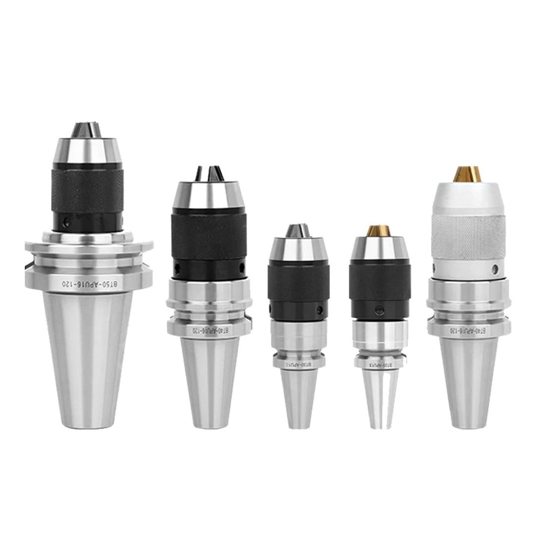 Profesional Portaherramientas BT30/BT40/BT50/APU08/APU13/APU16 BT APU, portaherramientas de autoapriete Integrado CNC, portabrocas automático(BT50-APU16-120L)