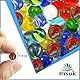 ARSUK 40 Stück Glas Murmeln – 15mm Katzenaugen-Murmeln für Kinder – Klassisches Indoor & Outdoor Spiel – Bunte Traditionelle Glasmurmeln – Dekorativ & Sammlerstück