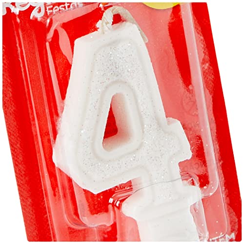 Regina VELA SUPER C/ GLITTER BRANCA n 4 -