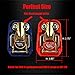 Ampper Quick Release Brass Battery Terminal Clamps, Quick Disconnect Battery Terminals with Red and Blue Cover for Top Post Battery (1 Pair)