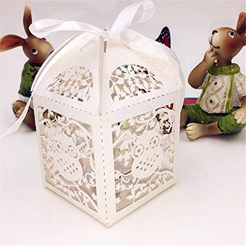 Saitec 50Pcs Owl Baby Shower Candy Box Birthday Party Decorations Kids Souvenirs-Baby-Shower Gift Box Event Party Supplies #TOP3