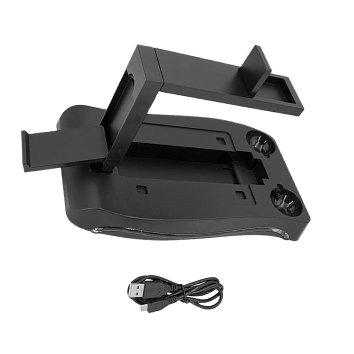 OSALADI Soporte para Gafas De Realidad Virtual Base para Gafas De Realidad Virtual Organizador De Estación De Carga para Mandos De Compatible VR para Sujeta Cascos Gaming y Almacenamiento