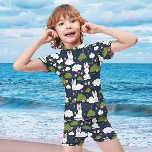 Cute Easter BunniesChildren's Swimsuits Boys Two Piece Suit9-11Y（140cm）3