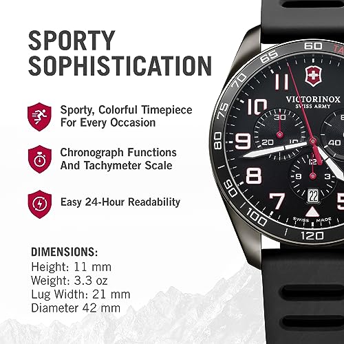 Victorinox Swiss Army 241889 Men's Fieldforce Sport Chrono Watch, Black #TOP1