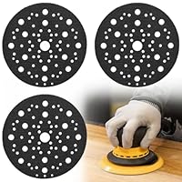 Schutzauflage Ø 150mm 70-Loch, 3 Stück Schleiftellerschoner mit Klettverschluss, Kompatibel mit MIRKA 8295612111, Schutzpolster für Exzenterschleifer, Polierteller Schutzmatte für Schleifteller