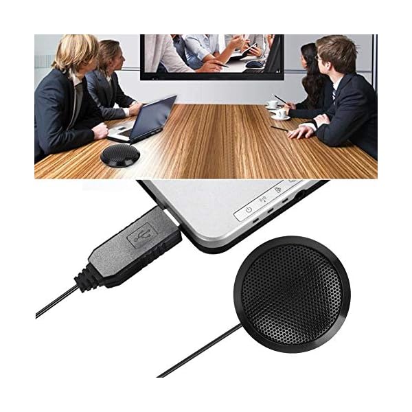Tangxi USB-Konferenzmikrofon, omnidirektionales Kondensator-Tischmikrofon mit hoher Empfindlichkeit + 360 ° -Sound… – Bild 5