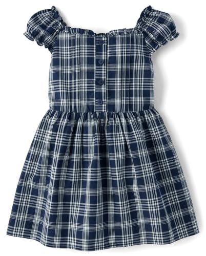 Image of The Children's Place Girls' Short Sleeve Button Dresses