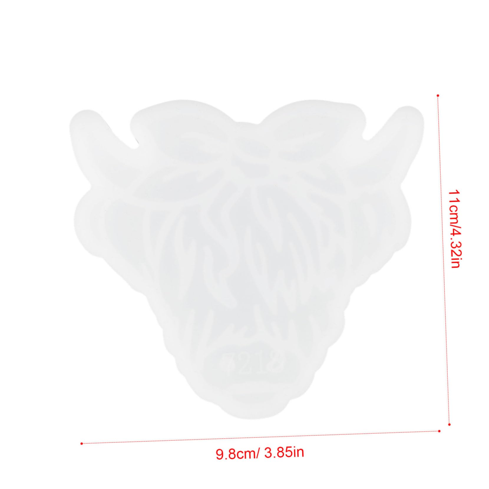 SHINEOFI 5pezzi Mold Per Candele Forma Di Testa Di Bue Silicone Flessibile Per Candele Profumate e Sottobicchieri Stampo Riutilizzabile Per Fai Da Te e Saponi Materiale Sicuro e Facile Da