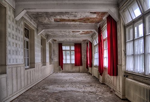 YongFoto 3x2m Sfondo Fotografico Red Shabby