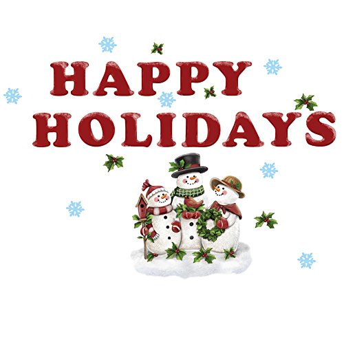 Collections Etc Happy Holiday Winter Snowman Garage Magnets