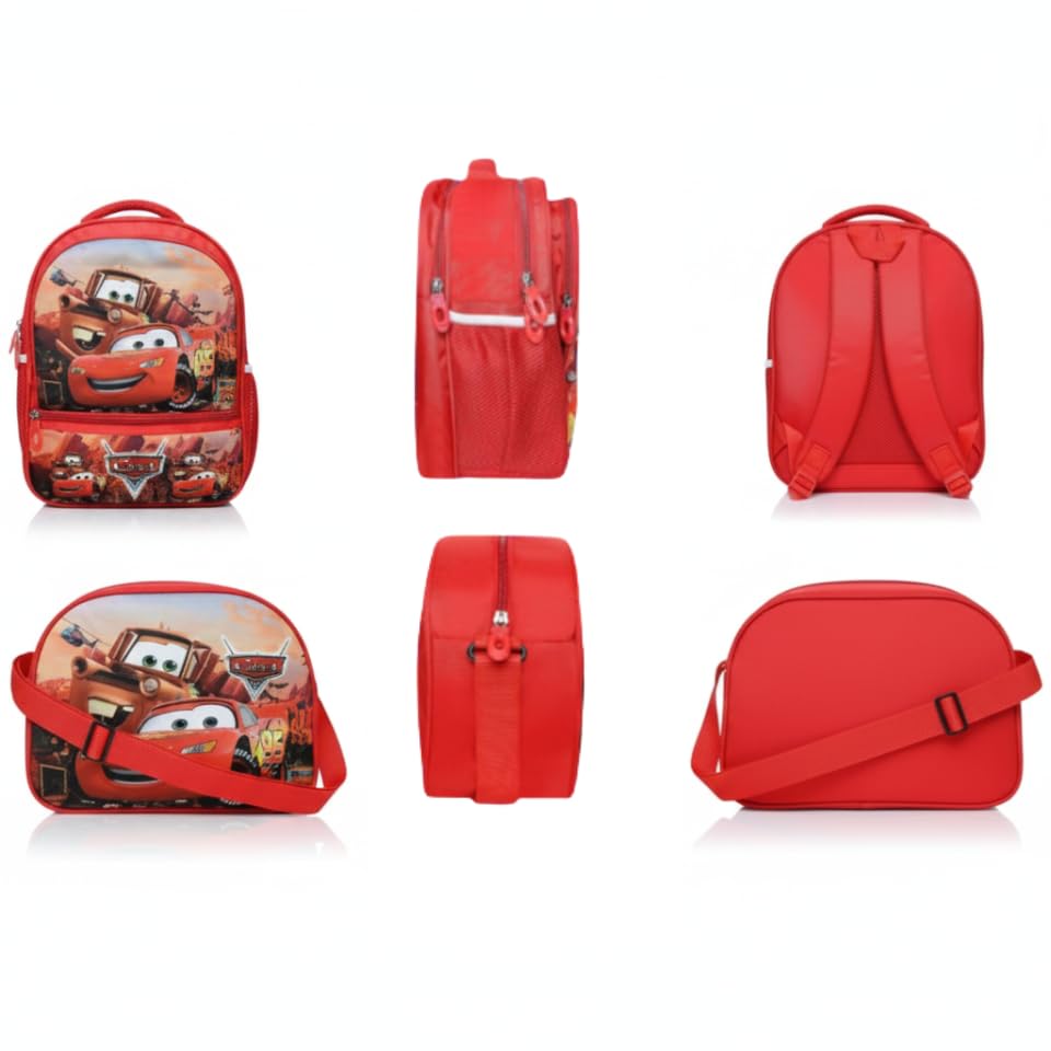Image of Stylbase Waterproof School Bag with lunch bag combo for Boys and Girls Kids Bag with tiffin cover - Backpack Bag for Travelling for 5-7 Years 15 Inches