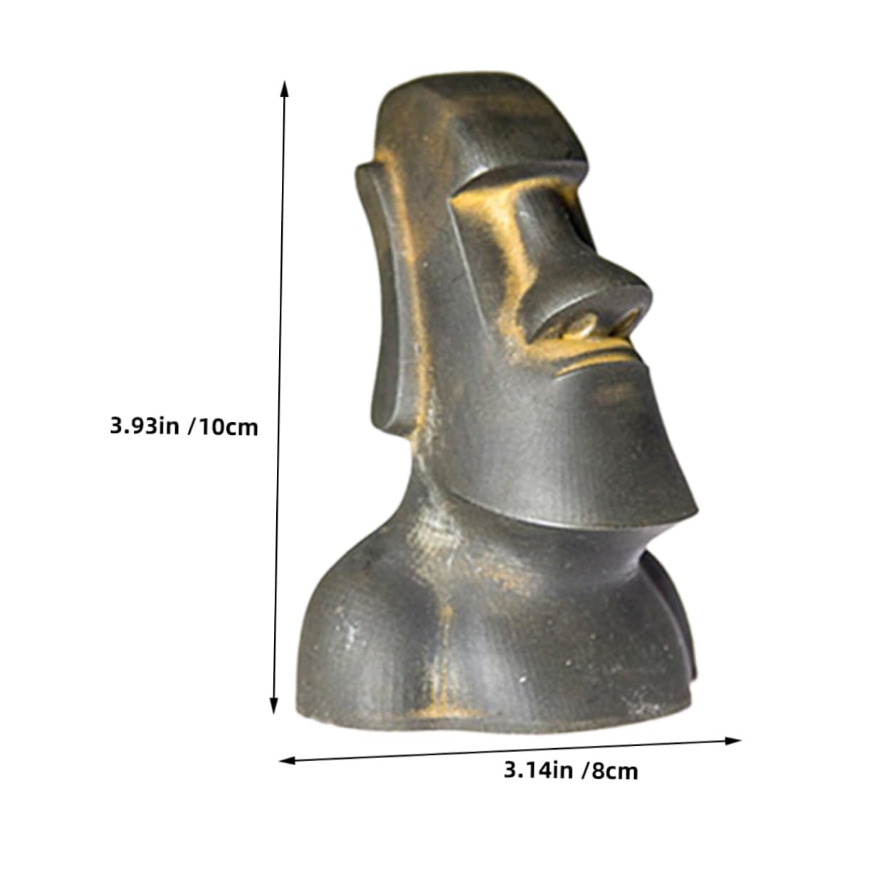 POPETPOP Statua Moai Decorazione Per e Statuetta Per Ed Per Scrivania e Domestici