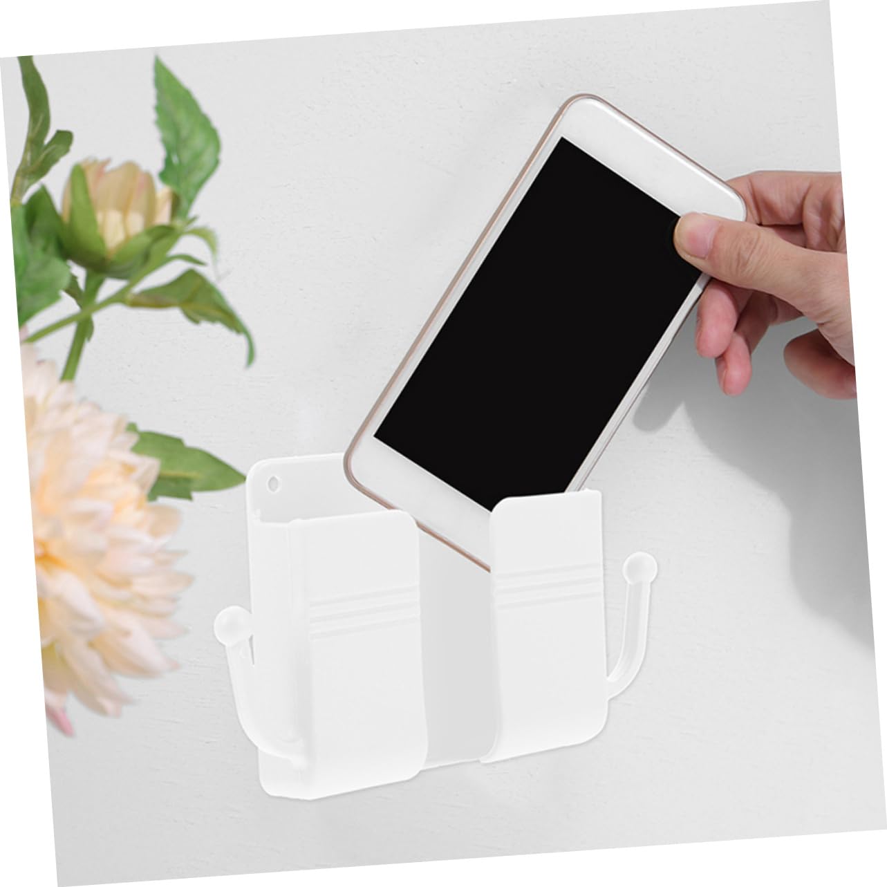 12stücke Wandhalterung Für Fernbedienungen Und Smartphones Teiliges Platzsparend Und Einfach Zu Montieren Für Schlafzimmer Und Wohnzimmer Organizer Für Tv-fernbedienung Handys