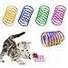 TaimeiMao 20 Stück Cat Spring Spielzeug,Kunststoff Spiralfedern,Spirale Katzen Spielzeug,Spielzeug Spiralfedern,Neuheit Haustiere Spielzeug, Bunte Spiralfedern,Spring Spirale für Katze