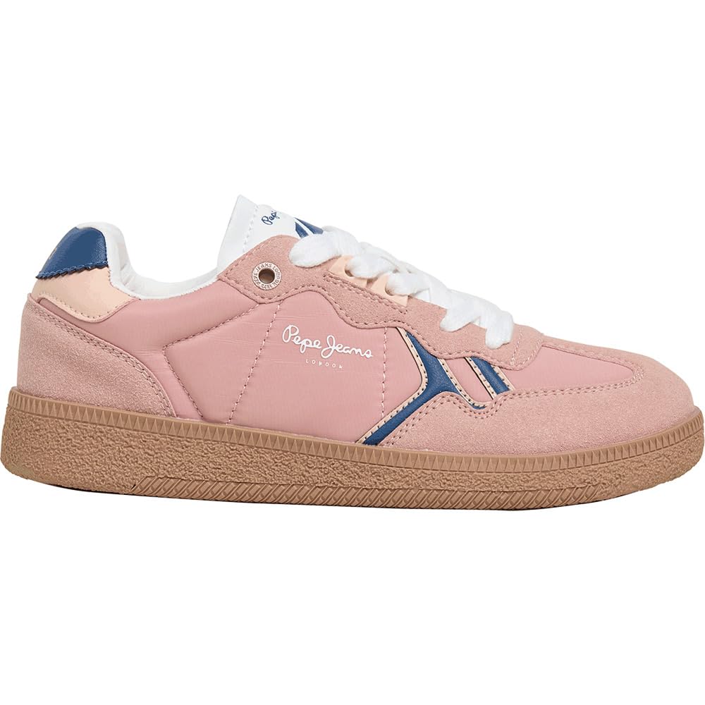 Pepe Jeans Ball Shine G Sneak, Pink (Powder Pink), 2.5 UK