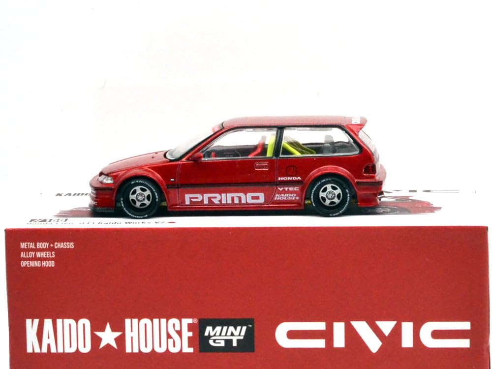 Amazon | MINI GT 1:64 スケール KAIDO HOUSE - CIVIC (EF) KAIDO