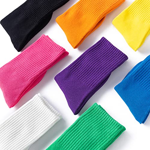 MINI PANDA crew socks for girls 8 pairs of cute socks for girls3