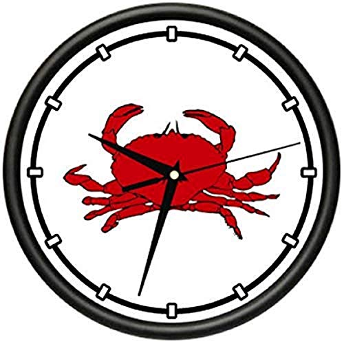 Reloj de Pared Analógico SignMission Crab 10 pulgadas miniatura 1