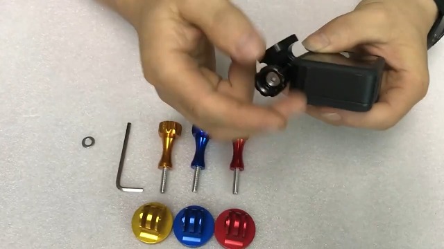 Adaptateur Sabot Aluminium Pour GoPro - Filetage 1/4" Pour Trépied, Perche, Griffe Appareil Photo, Compatible Hero 6 à 14