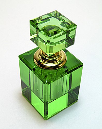 Refillable Genuine Lead Crystal Glass Perfume Bottle for Perfume Oil and Cologne