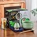 TEANAGOO Matcha Whisk Set Green, 7 Pcs Matcha Set, Matcha Kit for Ceremony, Matcha Tea Set for Making Breakfast/Latte,Whisk Set and Ceramic Bowl with All Accessories, Gift for Family/Friend