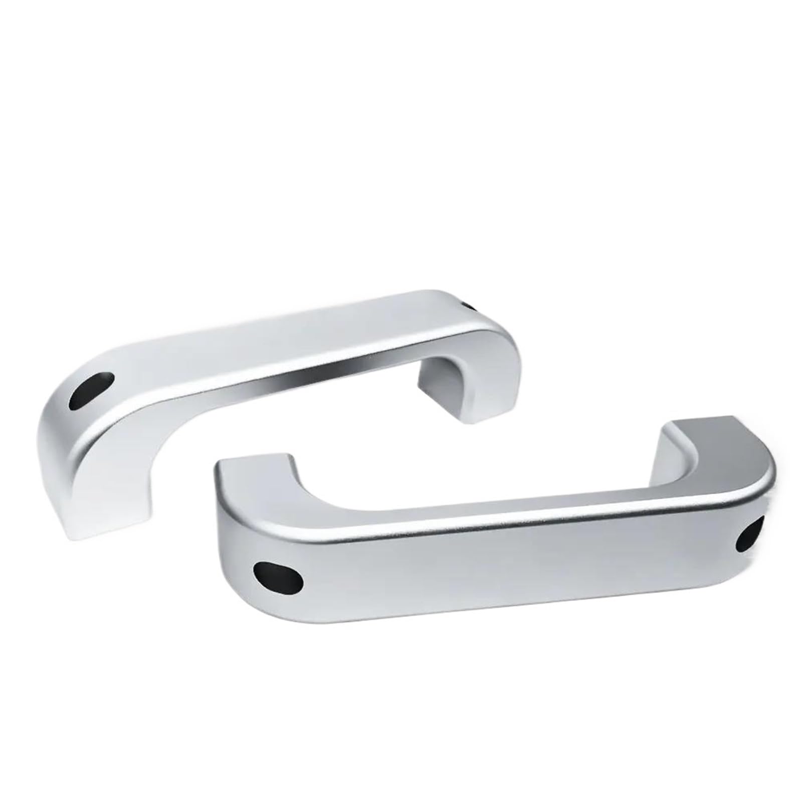 Dydgutufb Silver Aluminum Alloy Interior Door Handle For Land Rover For Defender 90 110 2004-2018 Interior Door Handle(Silver)