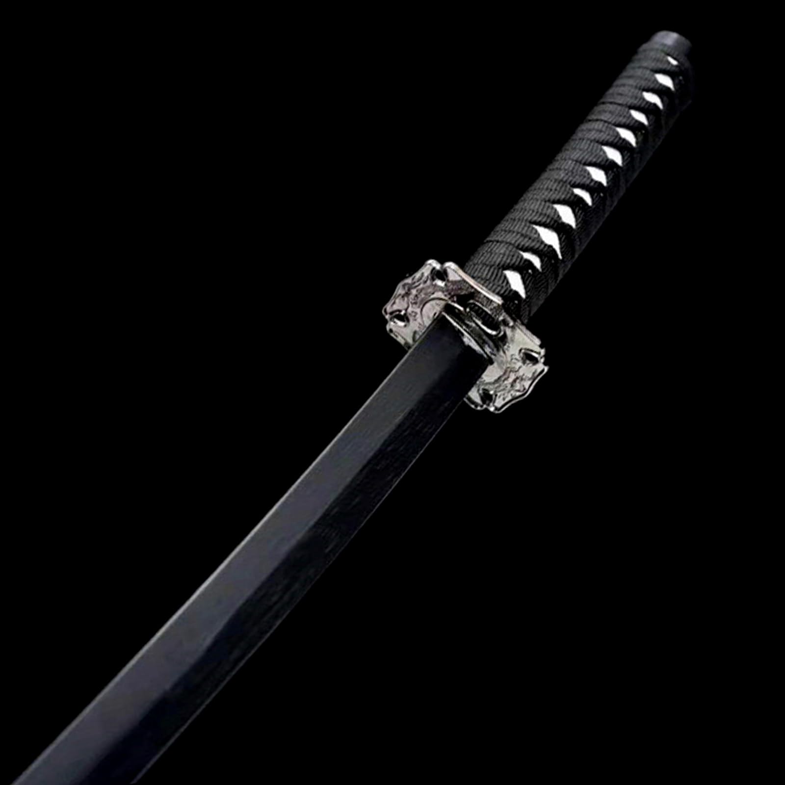 104 cm,handgefertigtes Bokken,schwarzes Holz-Katana,Samurai-Schwert aus Holz. Als Geschenk,für Kendo-Training,Cosplay oder als Requisite.