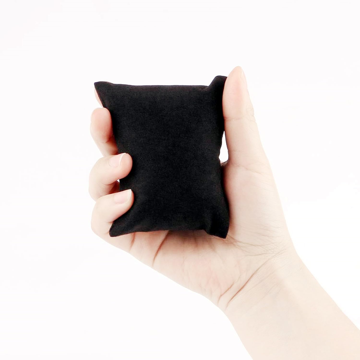 20 Coussins Présentoirs Pour Bijoux Et Montres - Noir 7x8 Cm - Rangement Et Exposition