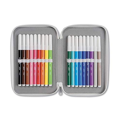 CARIOCA Astuccio Neon | Astuccio 3 Scomparti con