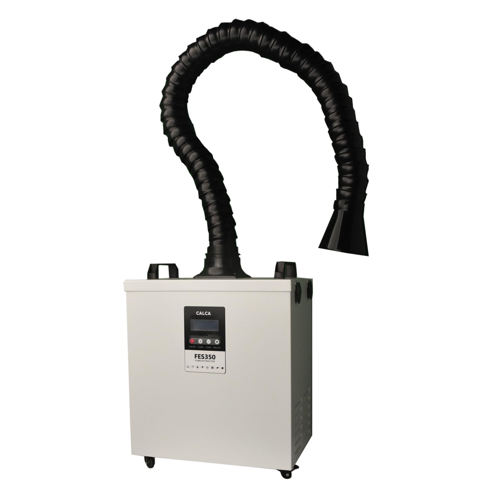 FOKOCALI Solder Fume Extractor, 350W Smoke Absorber Fume Extractor Filter and Air Purifier with 4-Stage Filtration System for DTF Powder Shakers, Soldering US Stock