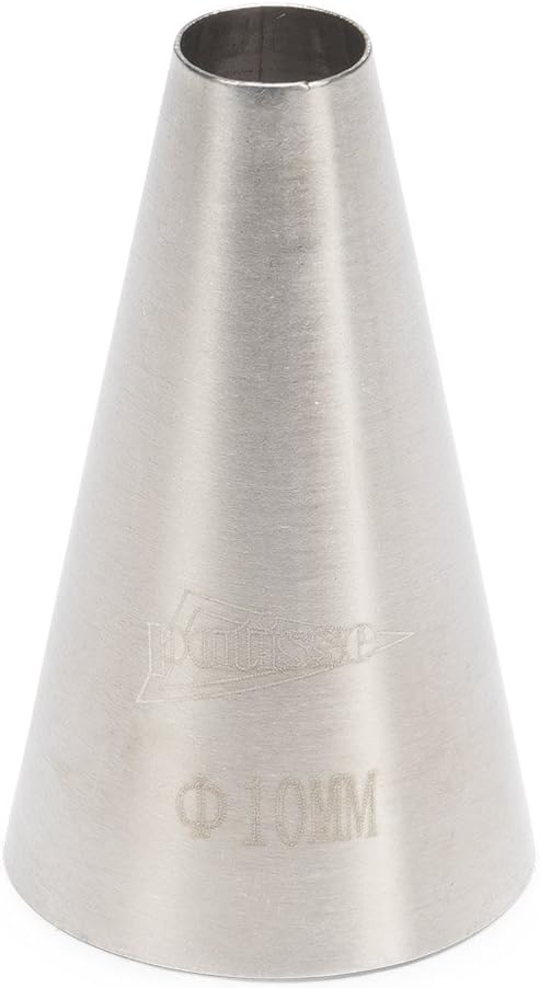 Patisse Stainless Steel Nozzle, 3-1/2-Inch, Round