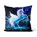 poduszka Fantasy Pegaz Fantasy zwierzęta poduszka nadruk tkanina poduszki pokój narzuta poduszka kwadratowa dzieło sztuki 40 x 40 cm